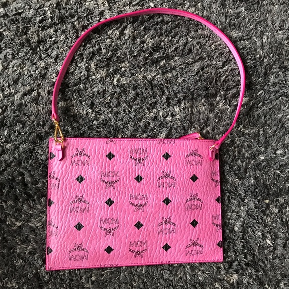 MCM Handbags - *sold* MCM Visetos Signature Pouch